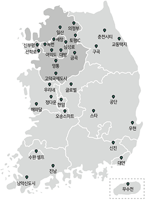 전국 주유소 픽업센터 지도 이미지