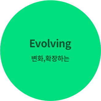 Evolving 변화,확장하는